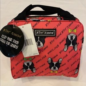 NWT Betsey Johnson Insulated Lunch Bag Tote